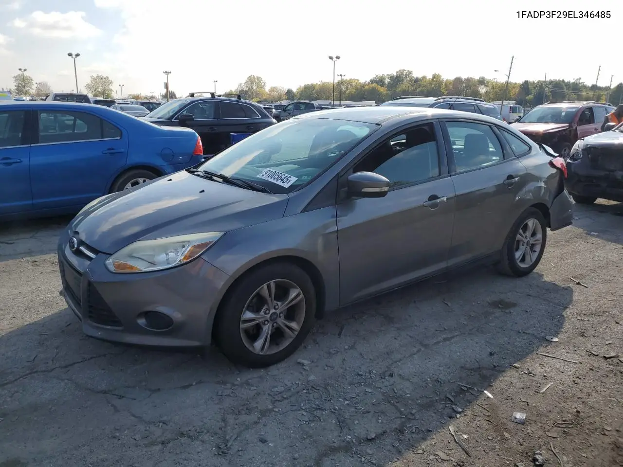 1FADP3F29EL346485 2014 Ford Focus Se
