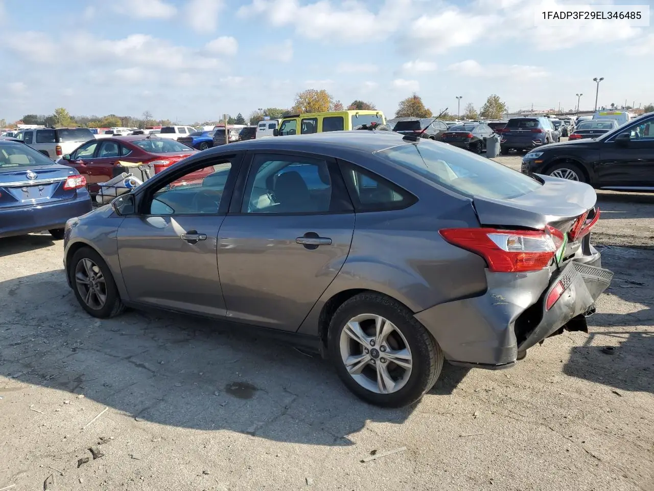 1FADP3F29EL346485 2014 Ford Focus Se