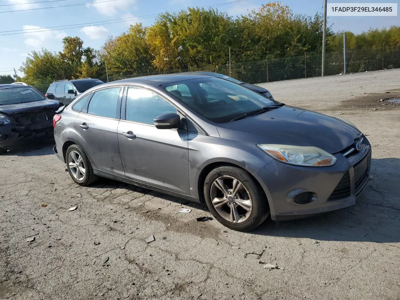 1FADP3F29EL346485 2014 Ford Focus Se