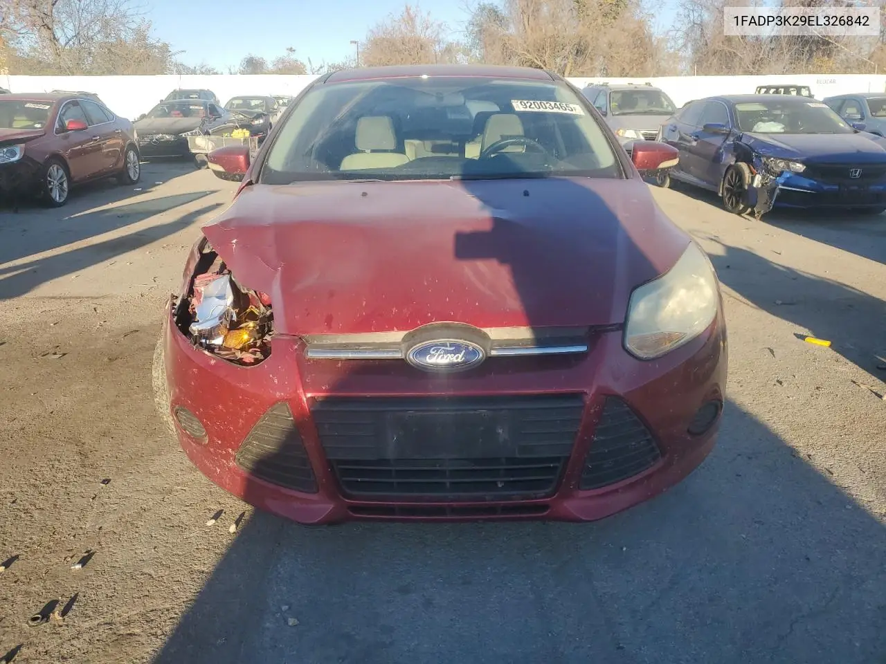 1FADP3K29EL326842 2014 Ford Focus Se
