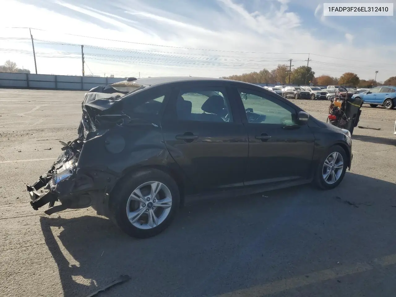 1FADP3F26EL312410 2014 Ford Focus Se