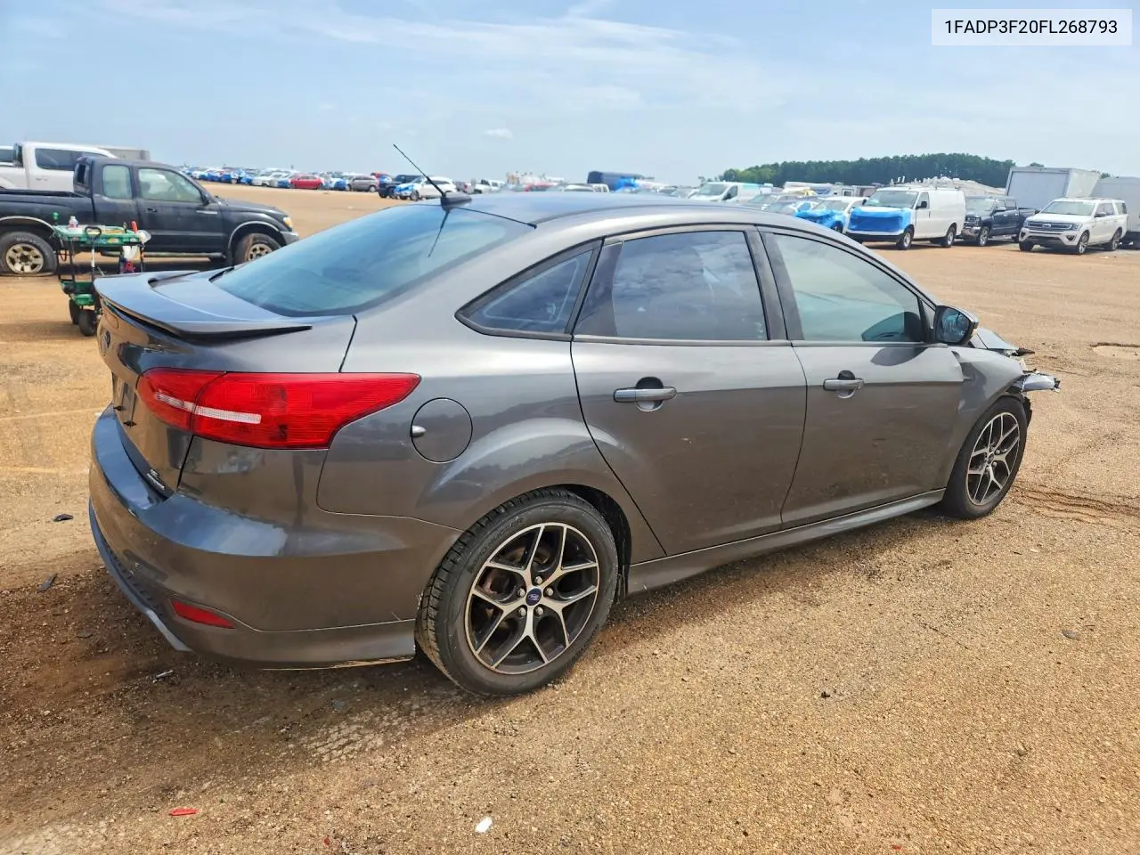 2015 Ford Focus Se VIN: 1FADP3F20FL268793 Lot: 59146526