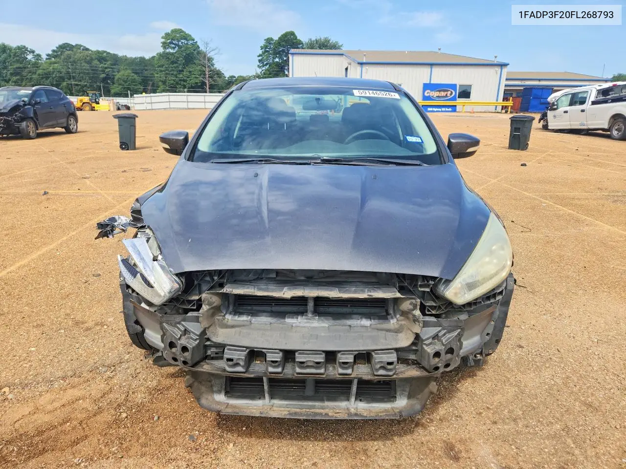 2015 Ford Focus Se VIN: 1FADP3F20FL268793 Lot: 59146526
