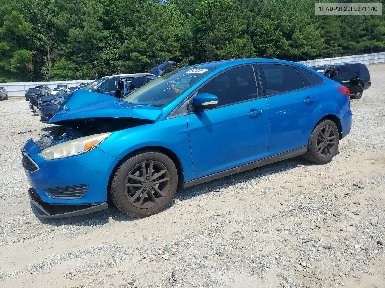 2015 Ford Focus Se VIN: 1FADP3F23FL271140 Lot: 59226606
