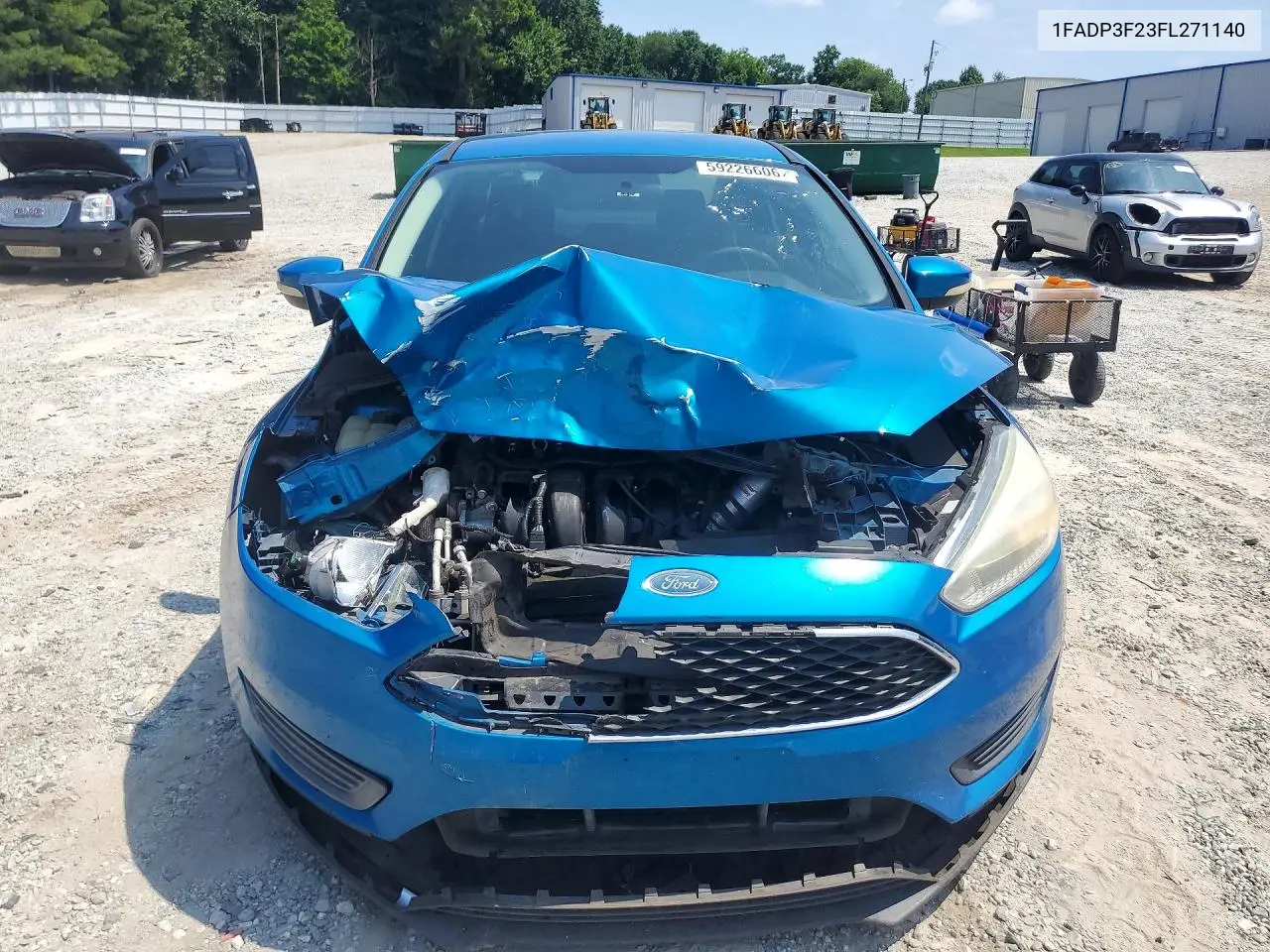 2015 Ford Focus Se VIN: 1FADP3F23FL271140 Lot: 59226606