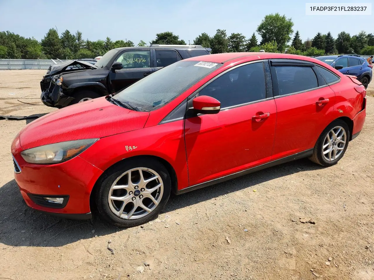 2015 Ford Focus Se VIN: 1FADP3F21FL283237 Lot: 60202136