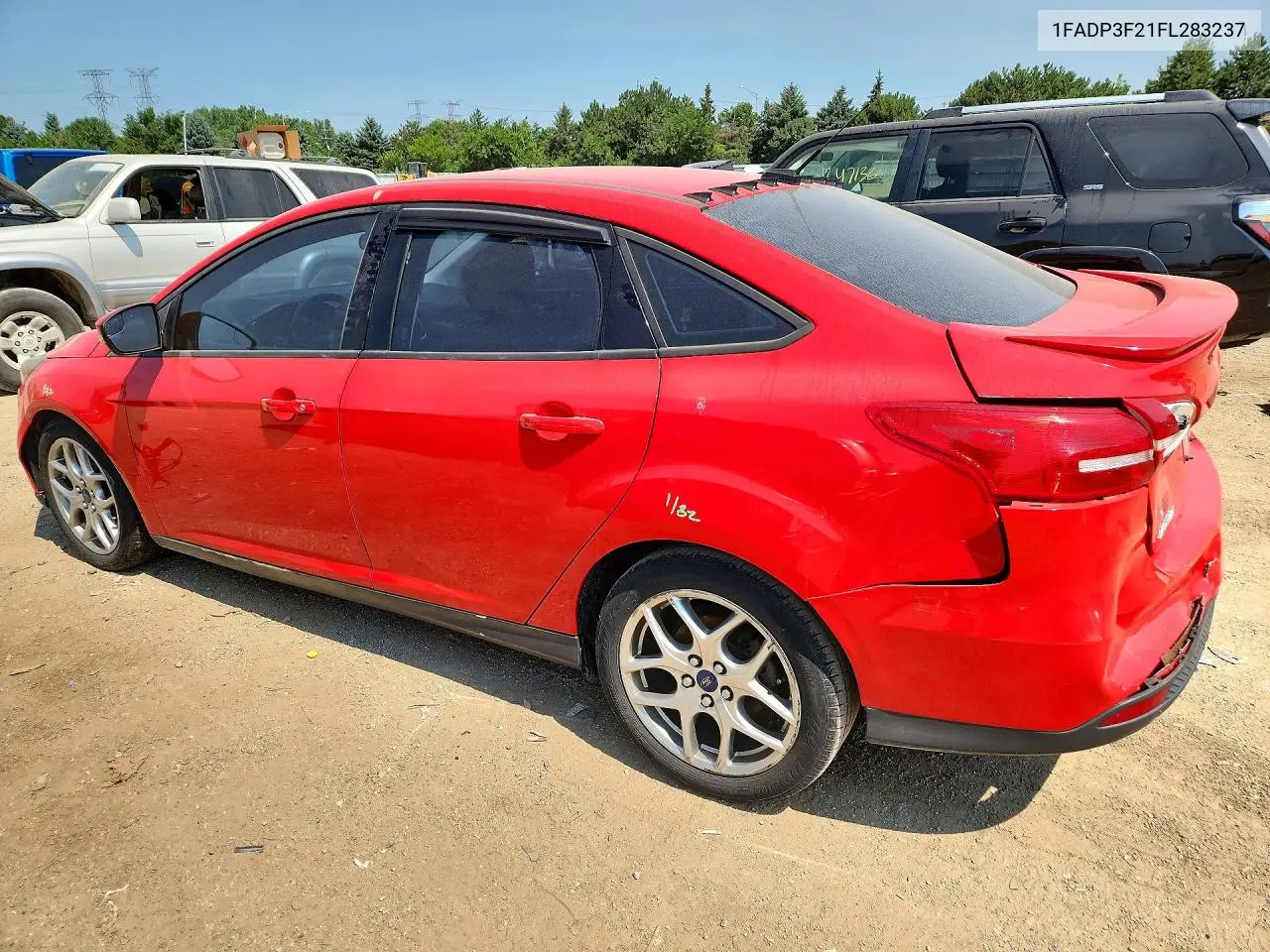 2015 Ford Focus Se VIN: 1FADP3F21FL283237 Lot: 60202136