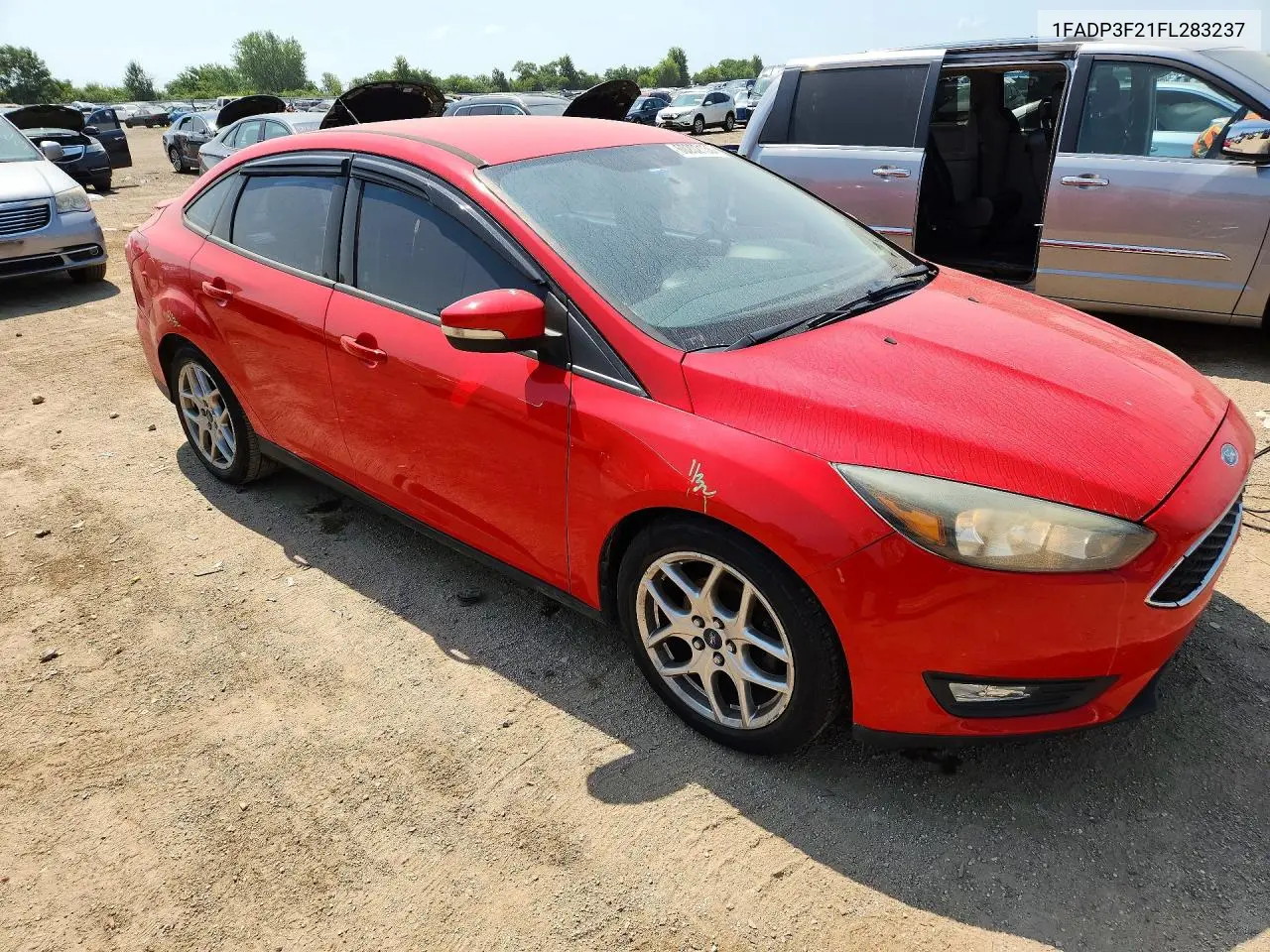 2015 Ford Focus Se VIN: 1FADP3F21FL283237 Lot: 60202136
