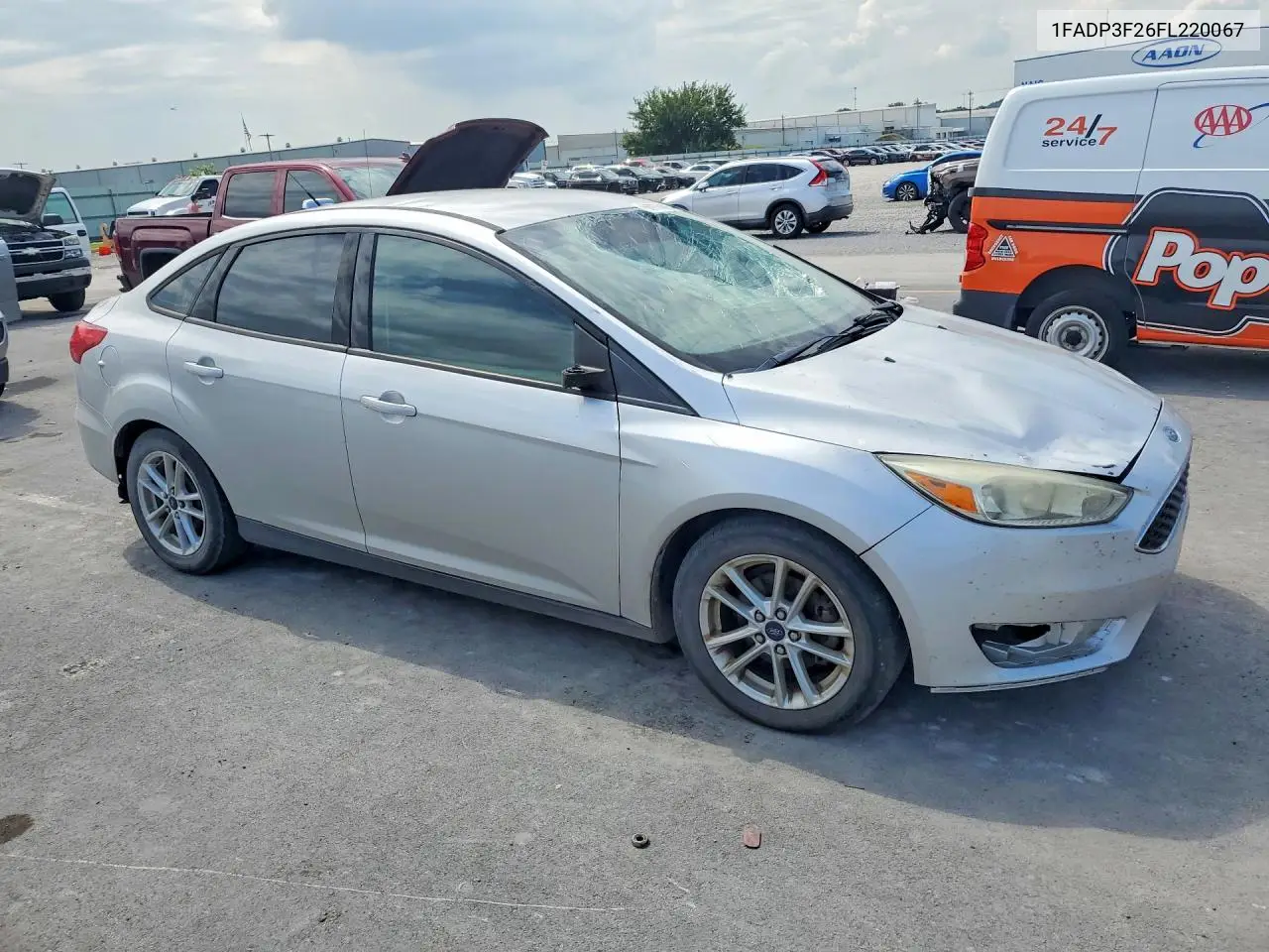 2015 Ford Focus Se VIN: 1FADP3F26FL220067 Lot: 60978486