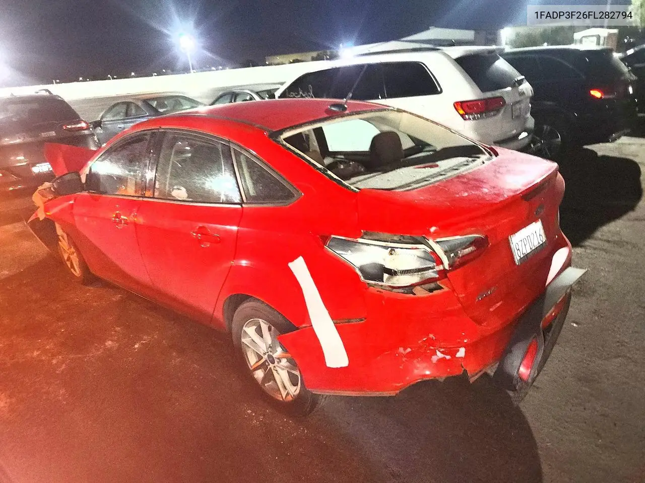 2015 Ford Focus Se VIN: 1FADP3F26FL282794 Lot: 45698429