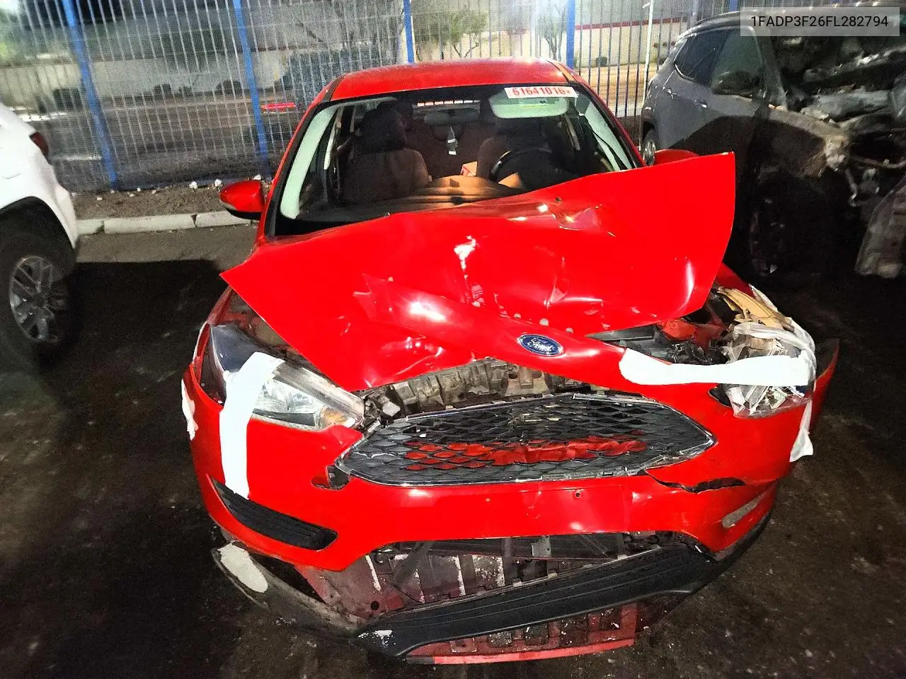 2015 Ford Focus Se VIN: 1FADP3F26FL282794 Lot: 45698429