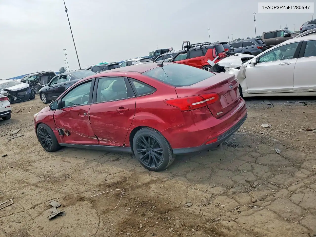 2015 Ford Focus Se VIN: 1FADP3F25FL280597 Lot: 61737616