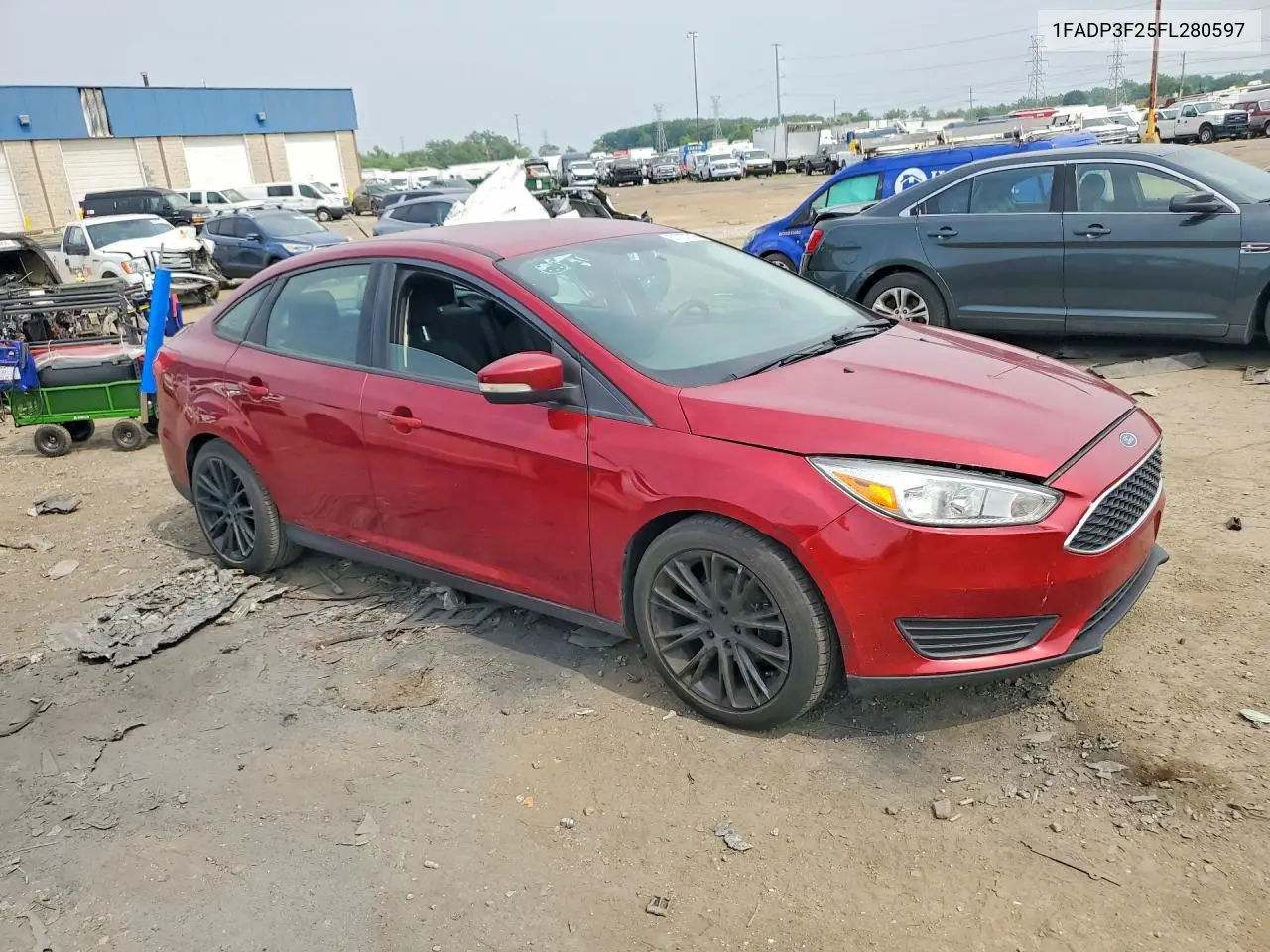 2015 Ford Focus Se VIN: 1FADP3F25FL280597 Lot: 61737616