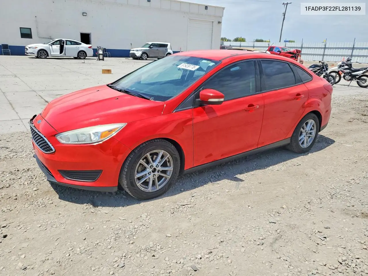 2015 Ford Focus Se VIN: 1FADP3F22FL281139 Lot: 61939776