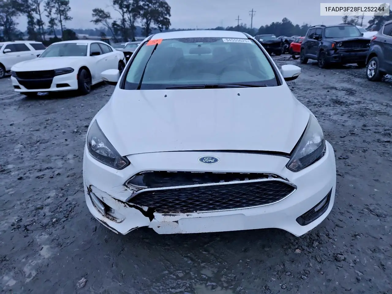 1FADP3F28FL252244 2015 Ford Focus Se