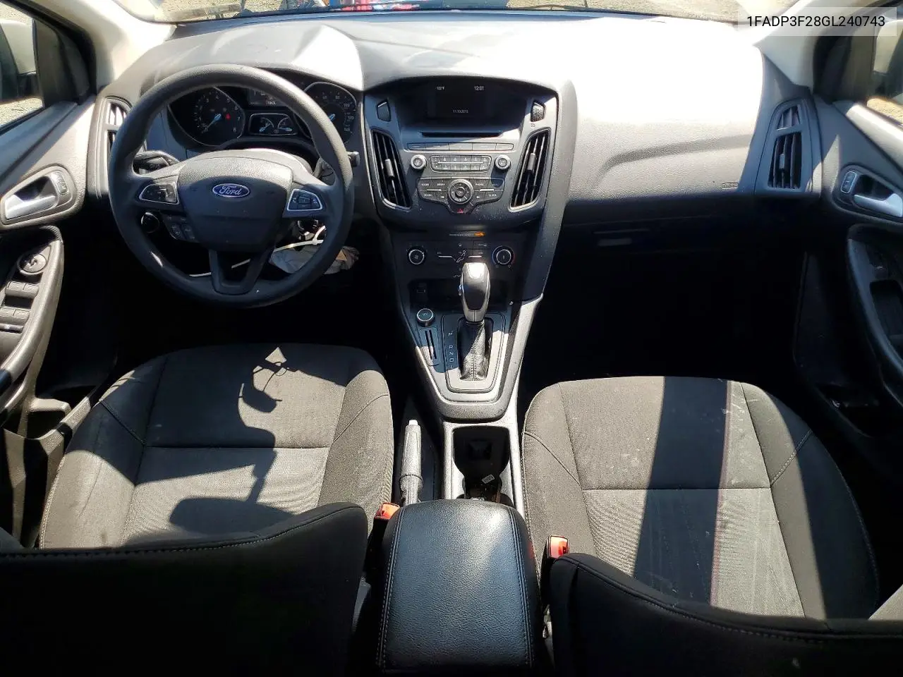 2016 Ford Focus Se VIN: 1FADP3F28GL240743 Lot: 57060096
