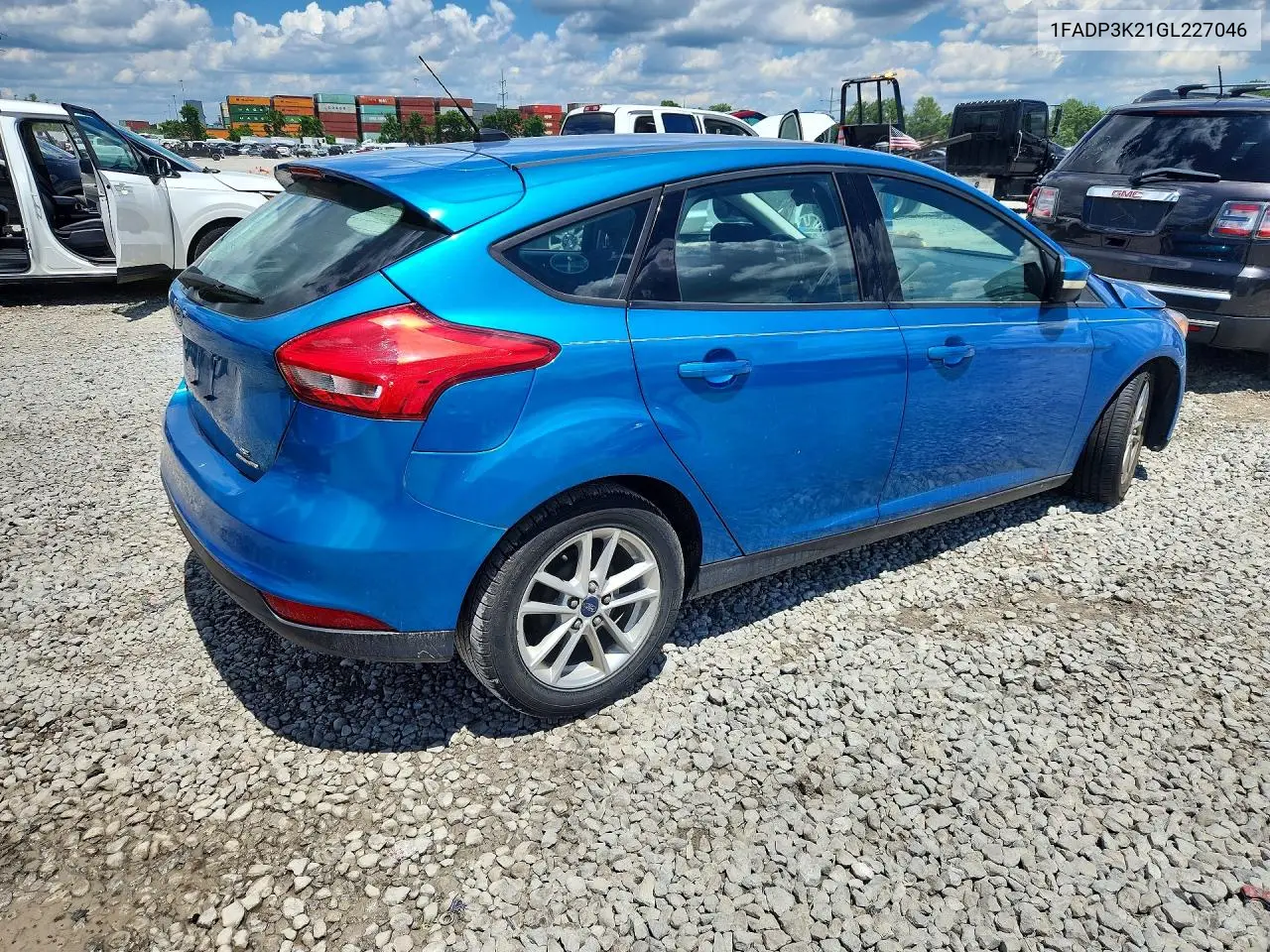 2016 Ford Focus Se VIN: 1FADP3K21GL227046 Lot: 57368406