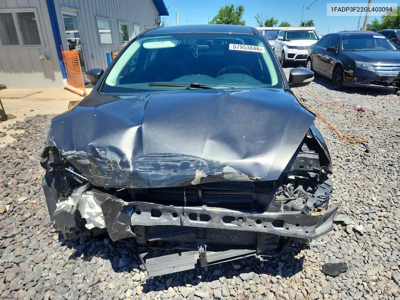 2016 Ford Focus Se VIN: 1FADP3F22GL403094 Lot: 57953846