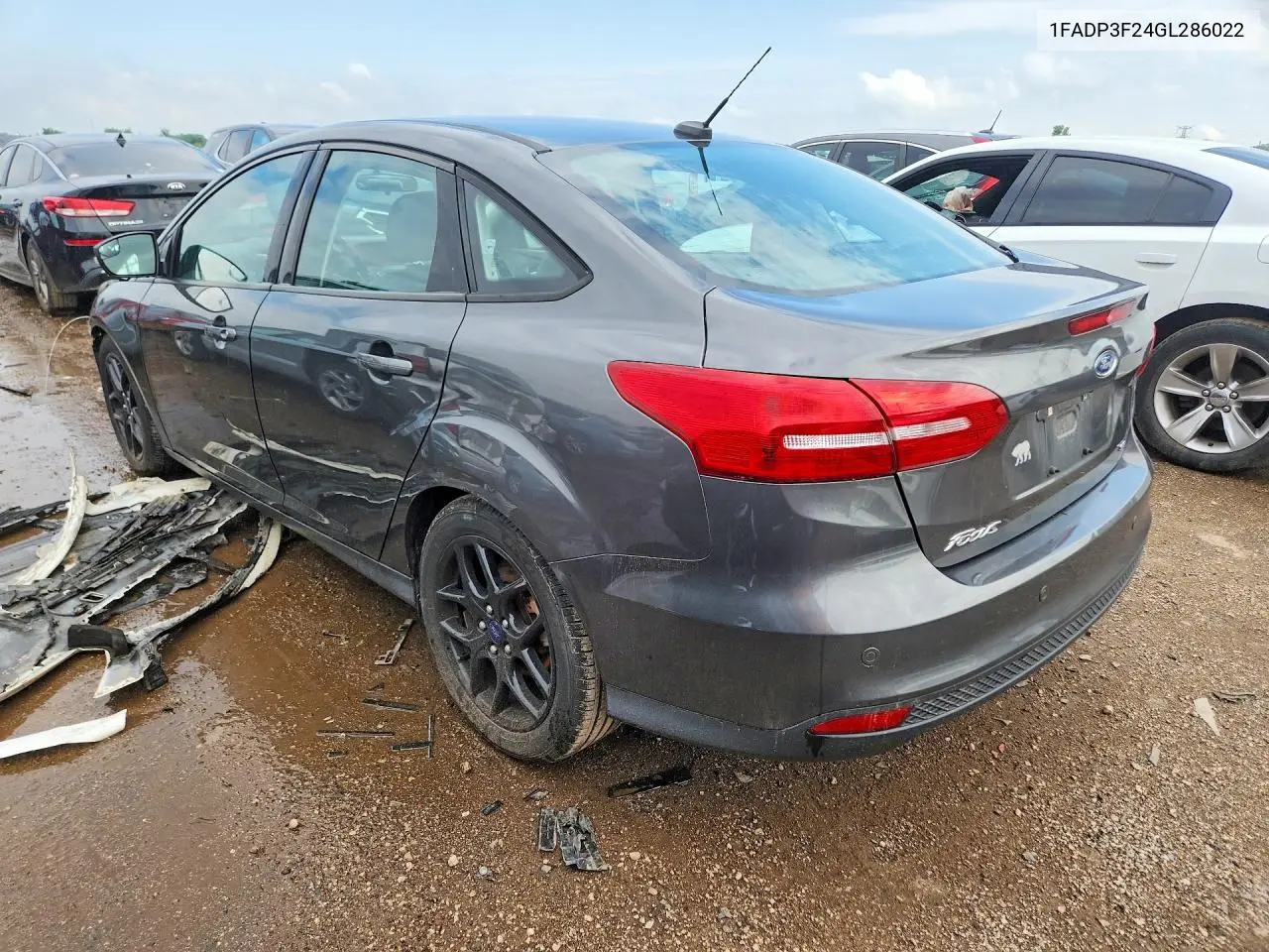 2016 Ford Focus Se VIN: 1FADP3F24GL286022 Lot: 58032476