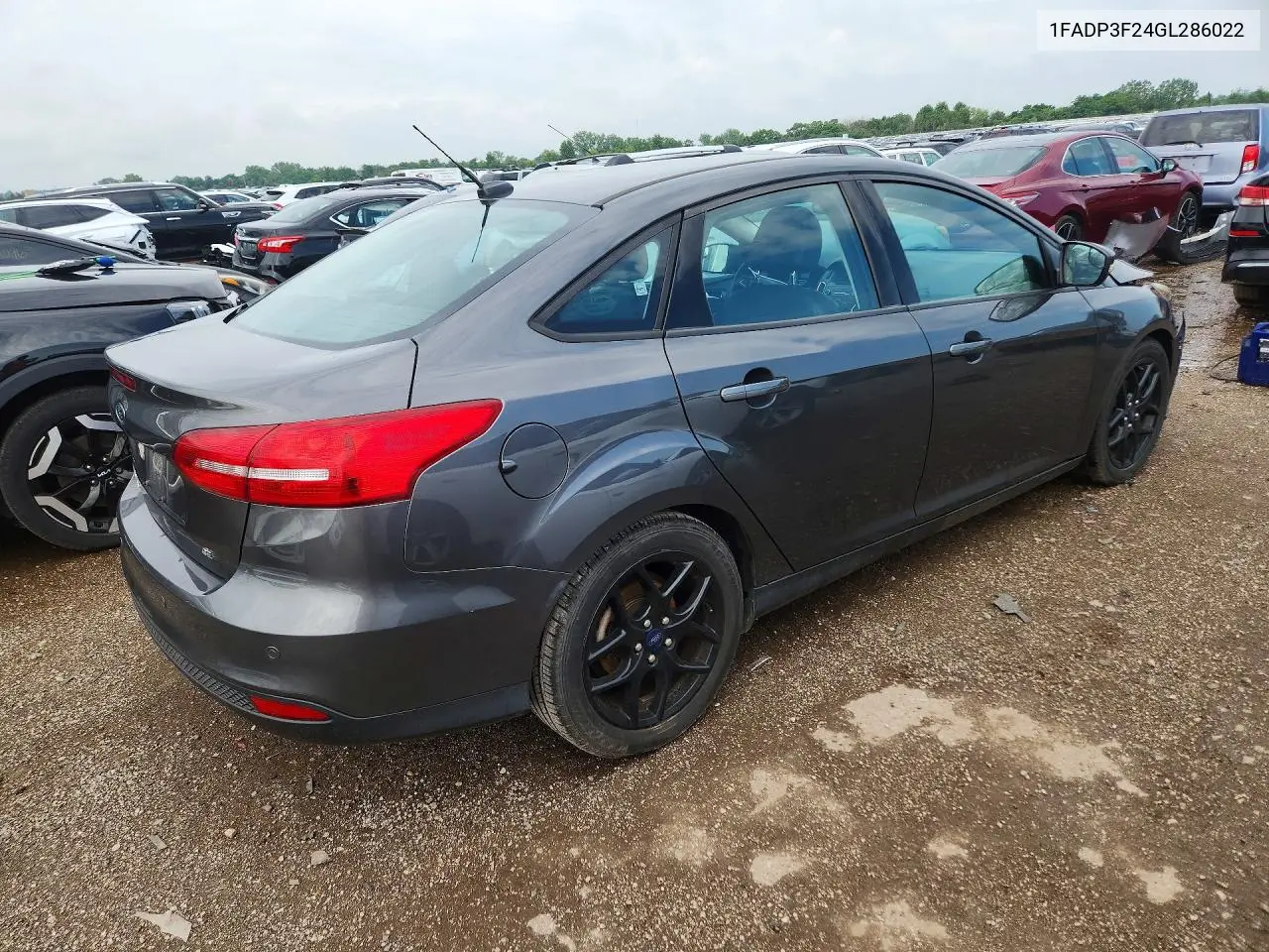 2016 Ford Focus Se VIN: 1FADP3F24GL286022 Lot: 58032476