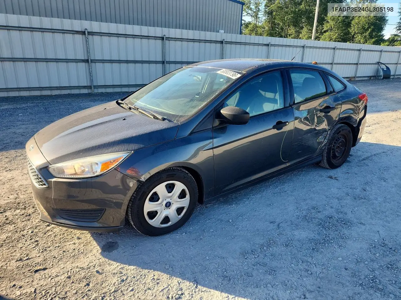 2016 Ford Focus S VIN: 1FADP3E24GL305198 Lot: 60803796