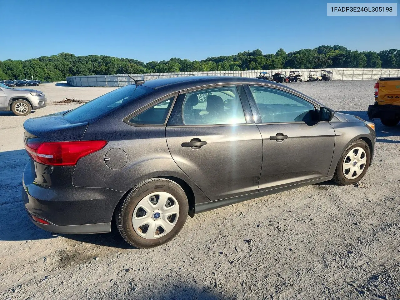 2016 Ford Focus S VIN: 1FADP3E24GL305198 Lot: 60803796