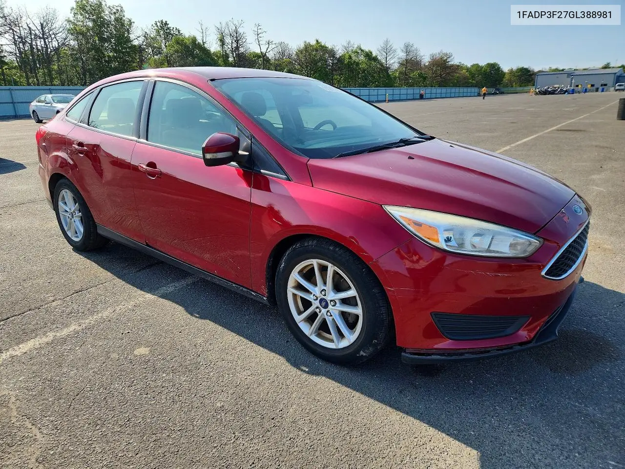 2016 Ford Focus Se VIN: 1FADP3F27GL388981 Lot: 61215726