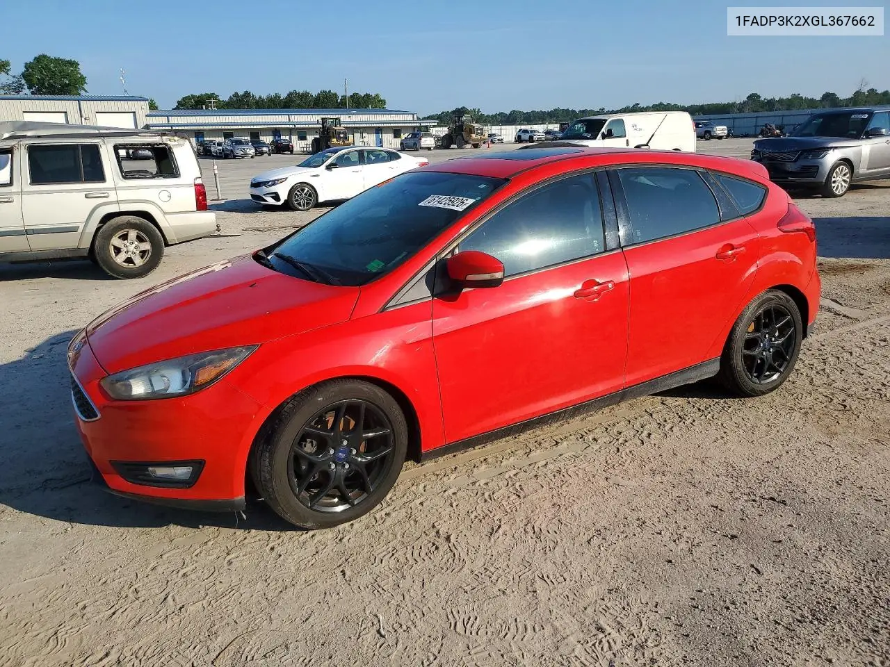 2016 Ford Focus Se VIN: 1FADP3K2XGL367662 Lot: 61425926