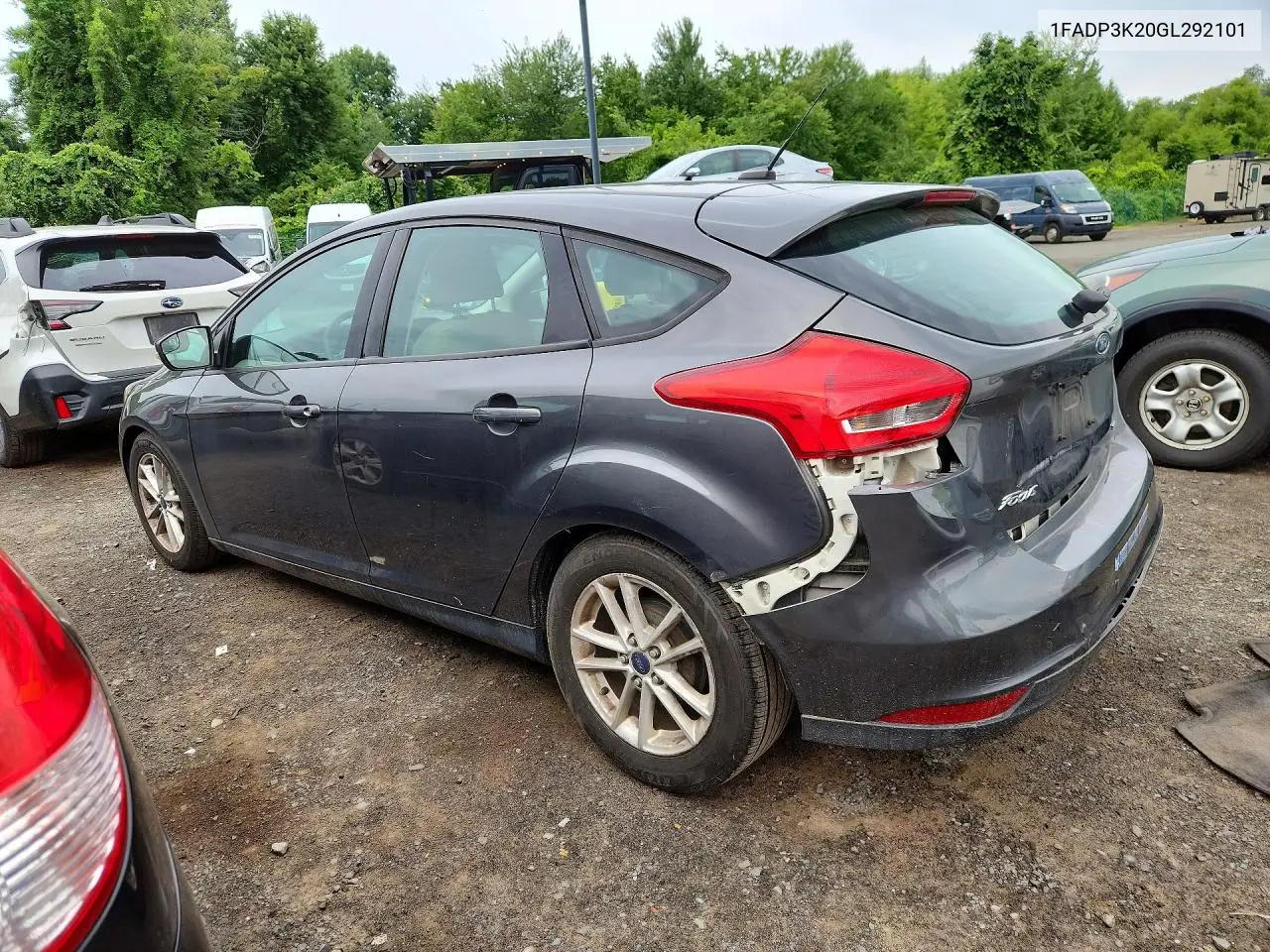 2016 Ford Focus Se VIN: 1FADP3K20GL292101 Lot: 61524816