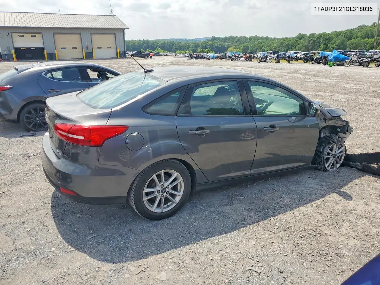 2016 Ford Focus Se VIN: 1FADP3F21GL318036 Lot: 61846116