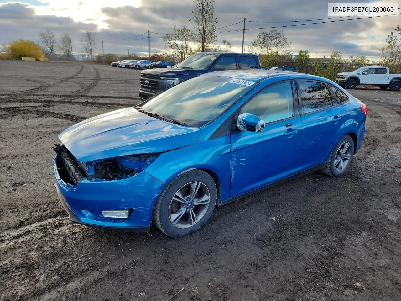 1FADP3FE7GL200065 2016 Ford Focus Se