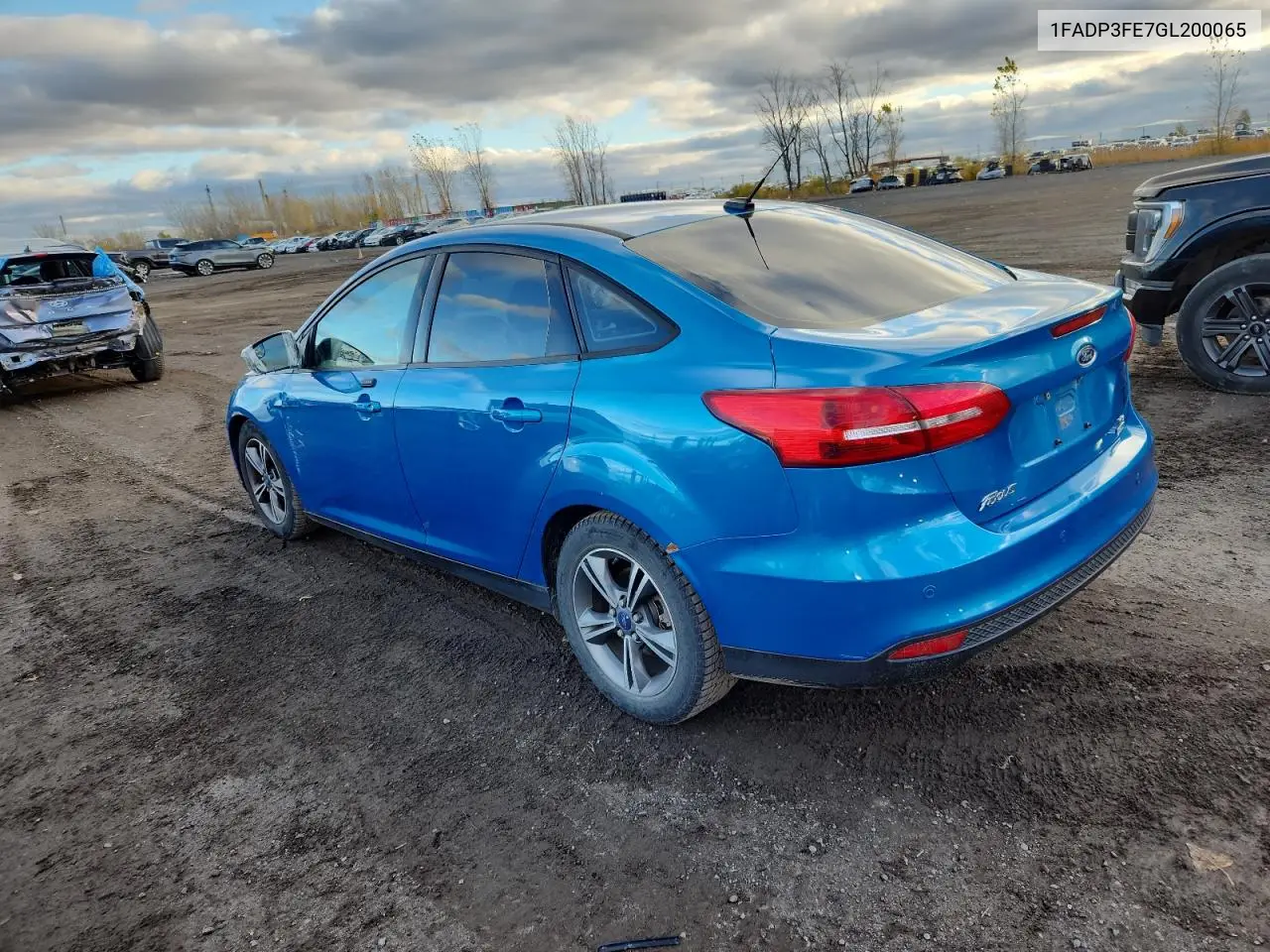 1FADP3FE7GL200065 2016 Ford Focus Se