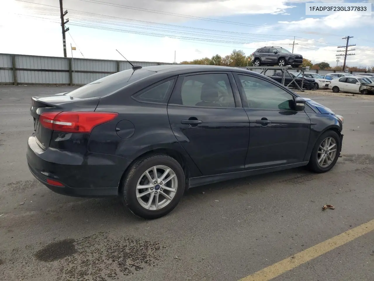 1FADP3F23GL377833 2016 Ford Focus Atmosphere