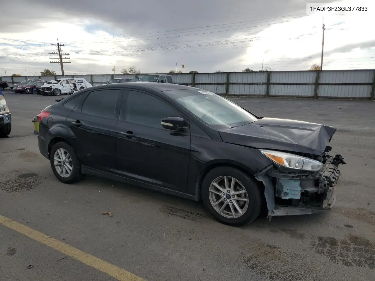 1FADP3F23GL377833 2016 Ford Focus Atmosphere