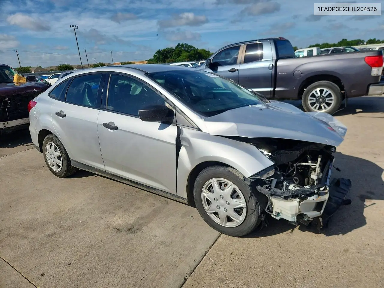 2017 Ford Focus S VIN: 1FADP3E23HL204526 Lot: 57203116