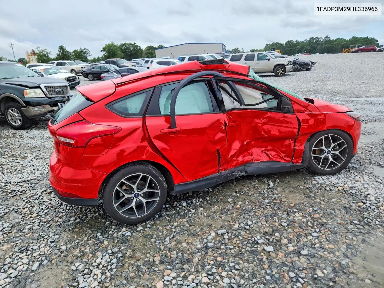 2017 Ford Focus Sel VIN: 1FADP3M29HL336966 Lot: 58065766