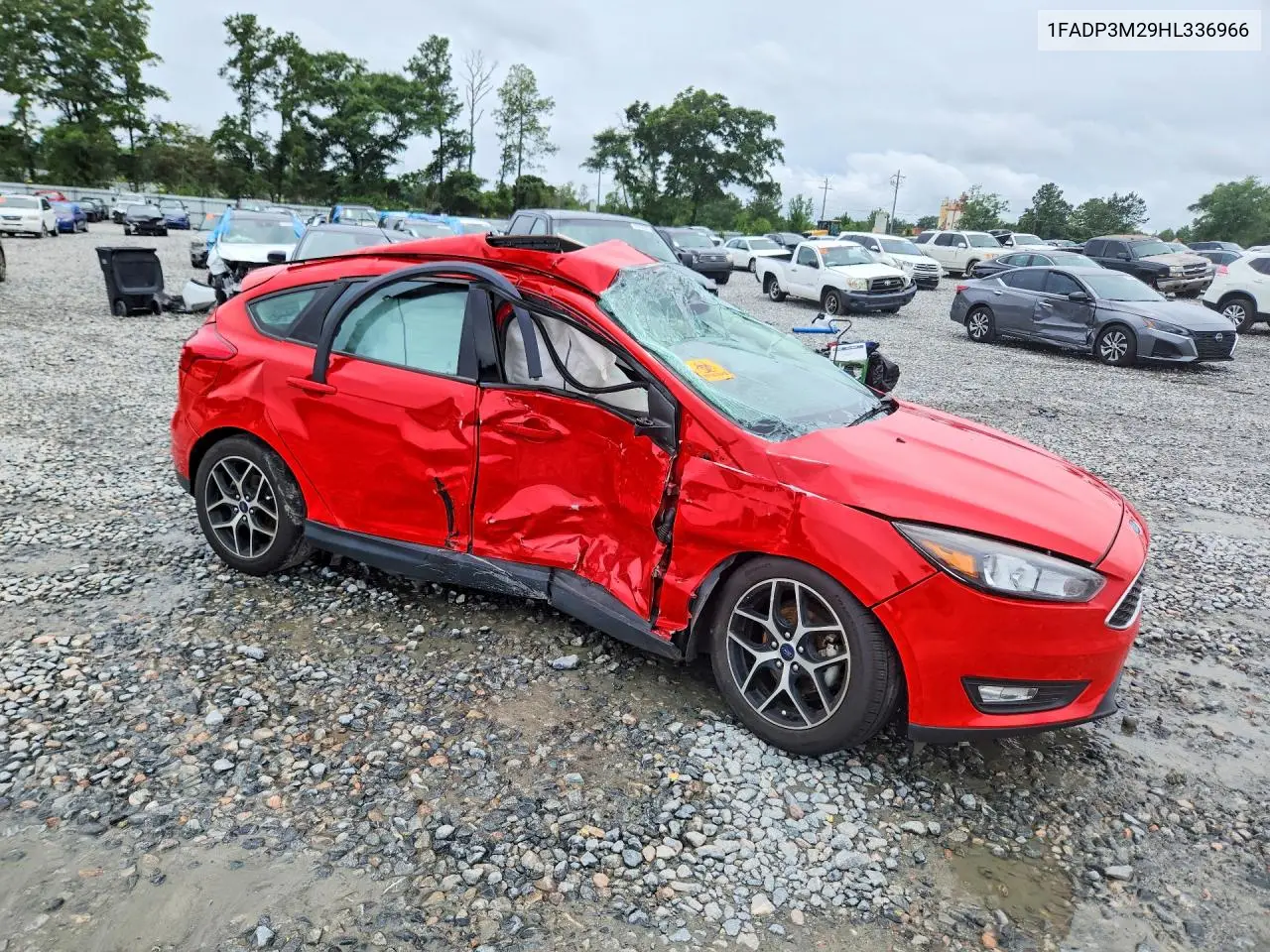 2017 Ford Focus Sel VIN: 1FADP3M29HL336966 Lot: 58065766