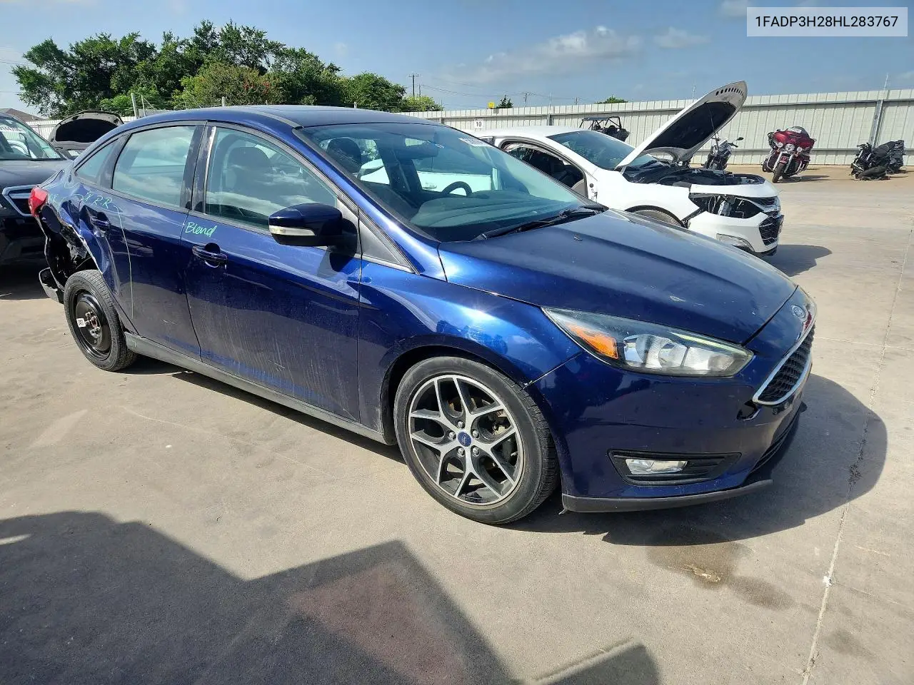2017 Ford Focus Sel VIN: 1FADP3H28HL283767 Lot: 58909476