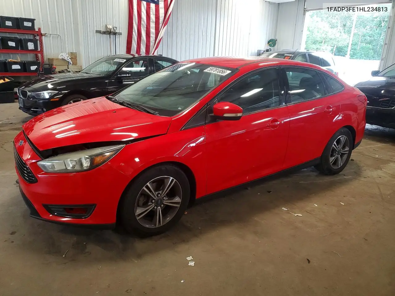 2017 Ford Focus Se VIN: 1FADP3FE1HL234813 Lot: 59781856