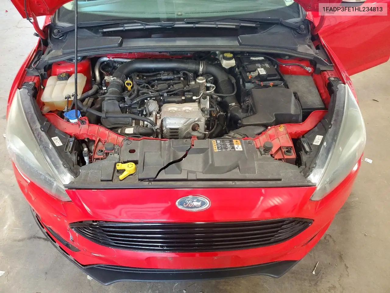 2017 Ford Focus Se VIN: 1FADP3FE1HL234813 Lot: 59781856