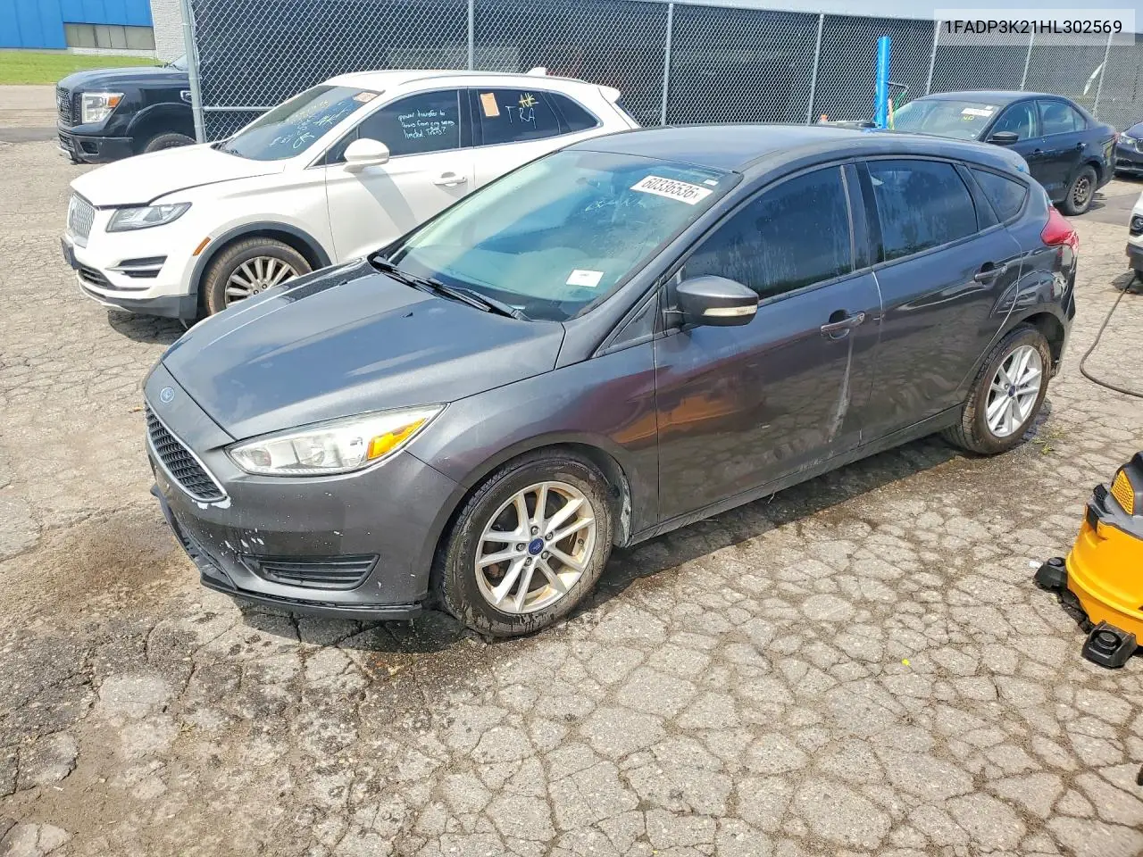 2017 Ford Focus Se VIN: 1FADP3K21HL302569 Lot: 60336536