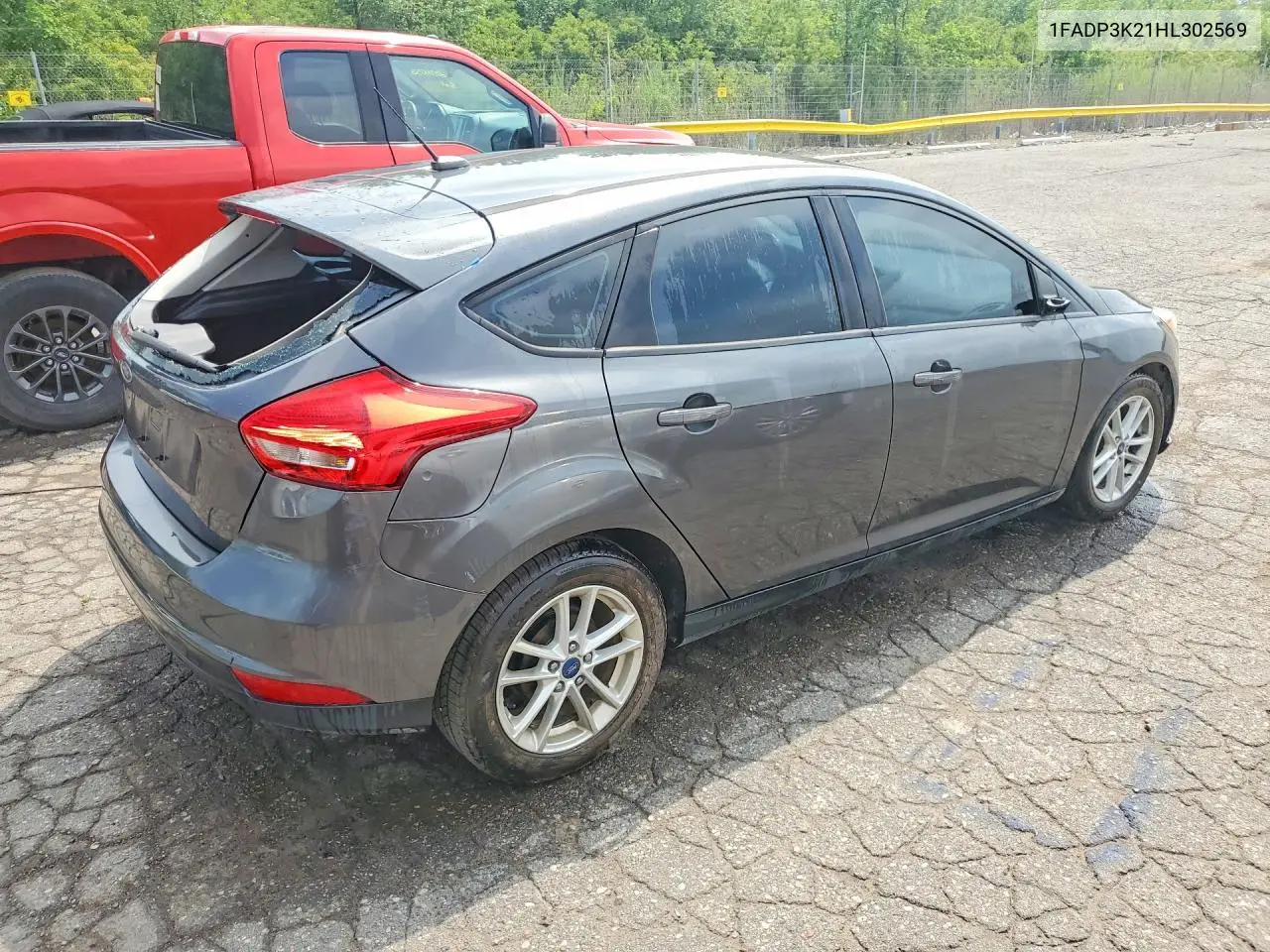 2017 Ford Focus Se VIN: 1FADP3K21HL302569 Lot: 60336536