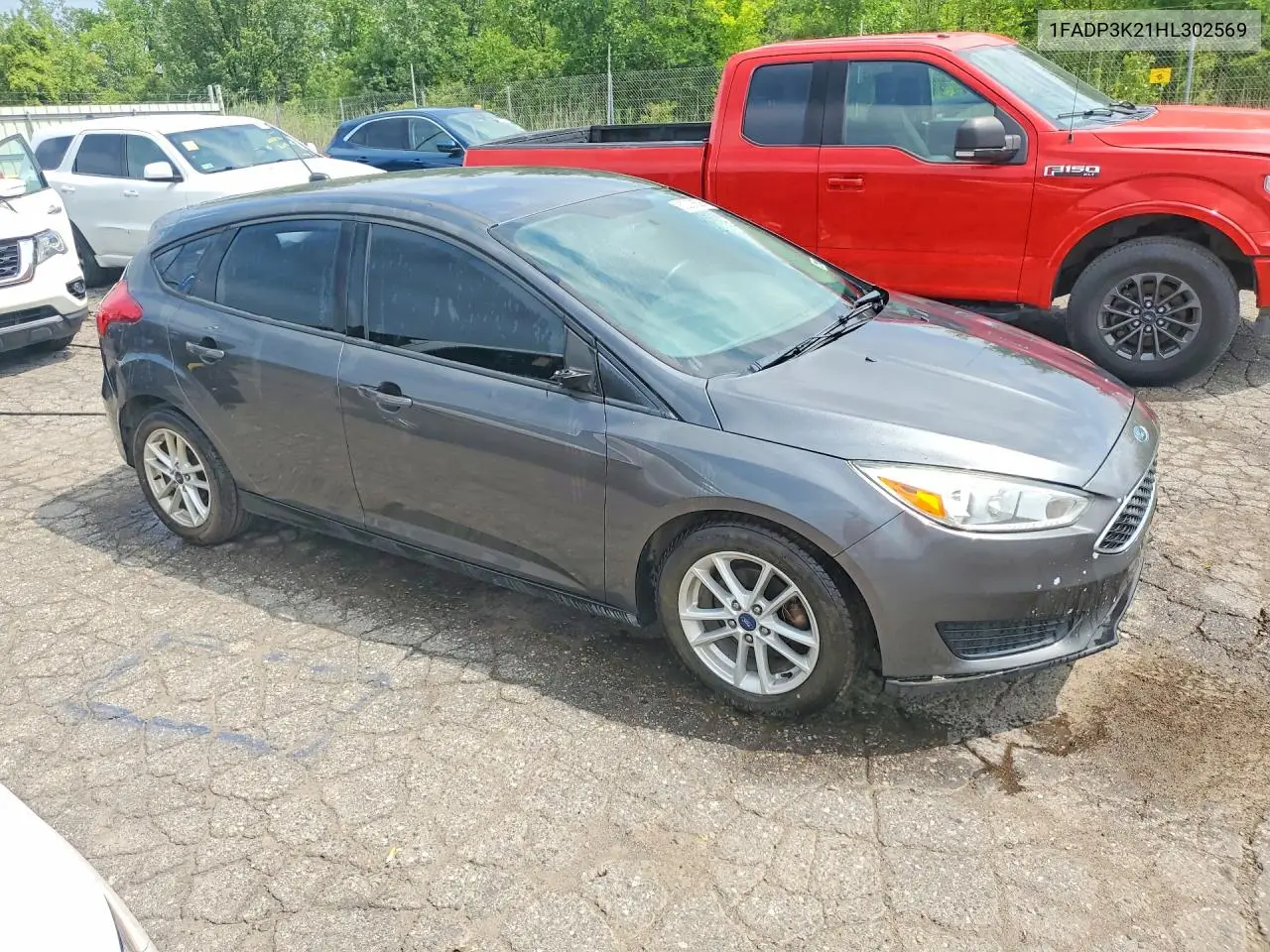 2017 Ford Focus Se VIN: 1FADP3K21HL302569 Lot: 60336536