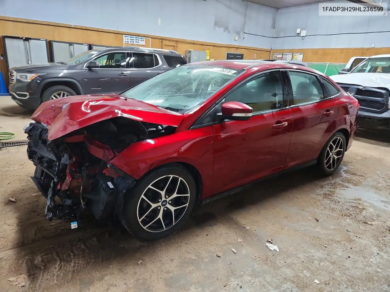 2017 Ford Focus Sel VIN: 1FADP3H29HL236599 Lot: 61495376