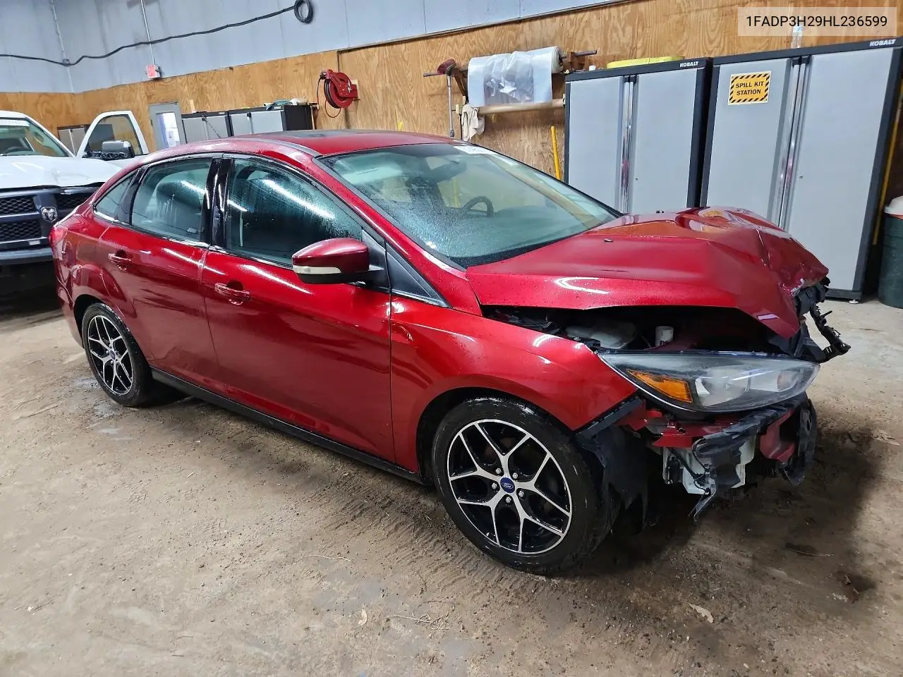 2017 Ford Focus Sel VIN: 1FADP3H29HL236599 Lot: 61495376