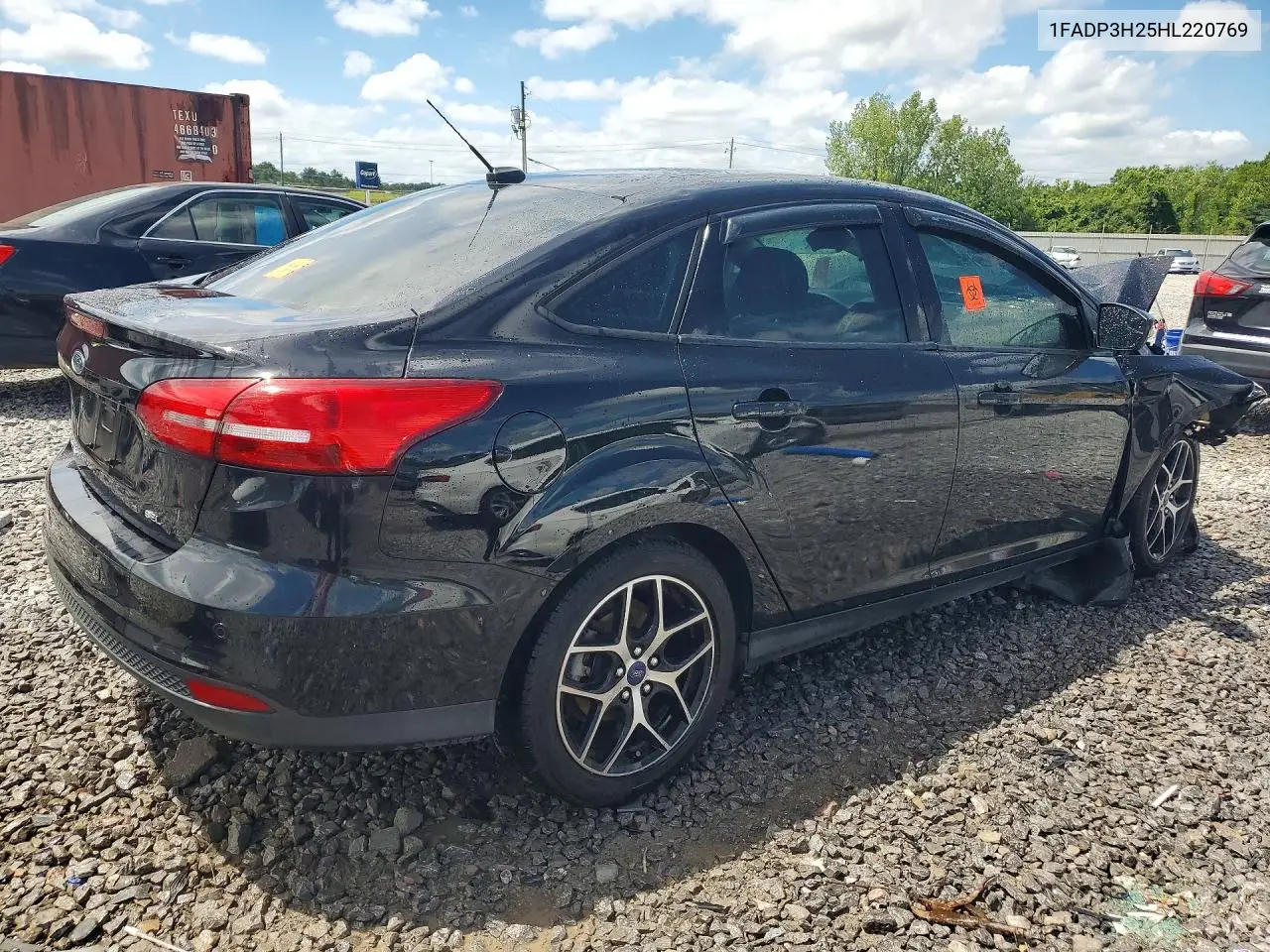 2017 Ford Focus Sel VIN: 1FADP3H25HL220769 Lot: 61685396