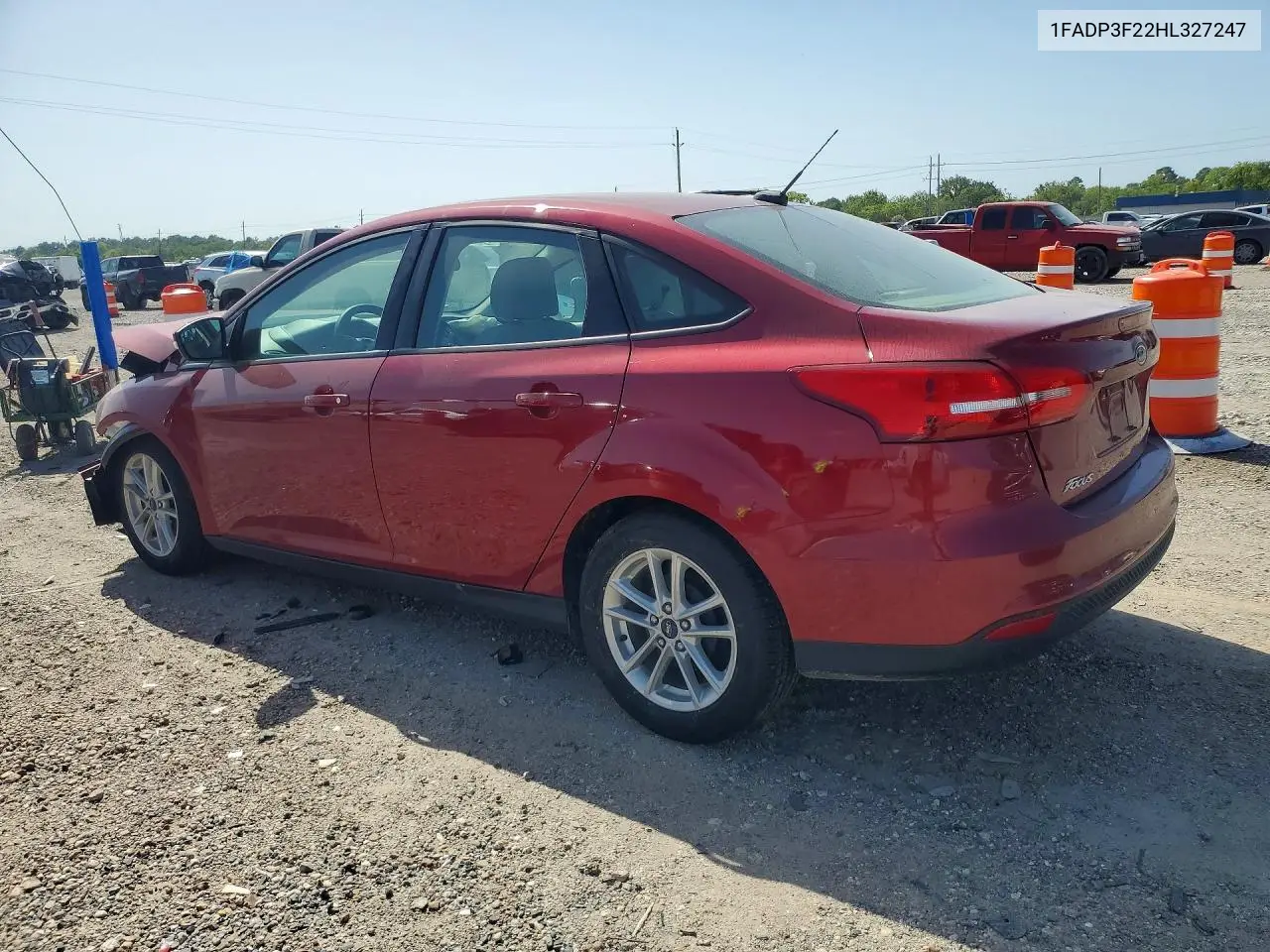 2017 Ford Focus Se VIN: 1FADP3F22HL327247 Lot: 61726866