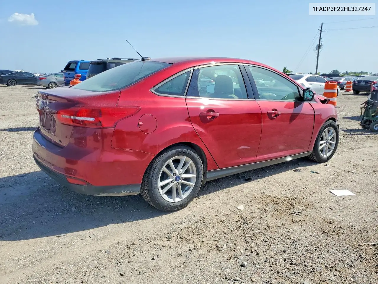 2017 Ford Focus Se VIN: 1FADP3F22HL327247 Lot: 61726866