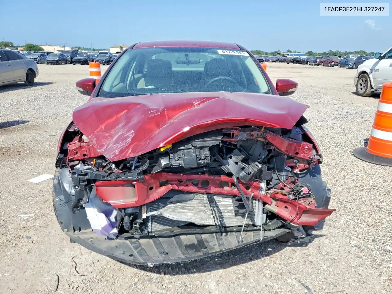 2017 Ford Focus Se VIN: 1FADP3F22HL327247 Lot: 61726866
