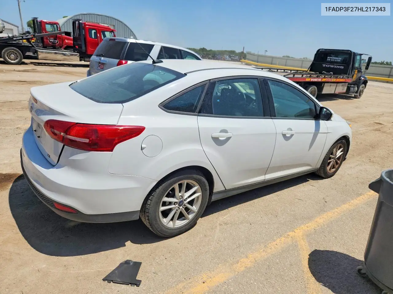 2017 Ford Focus Se VIN: 1FADP3F27HL217343 Lot: 61914056